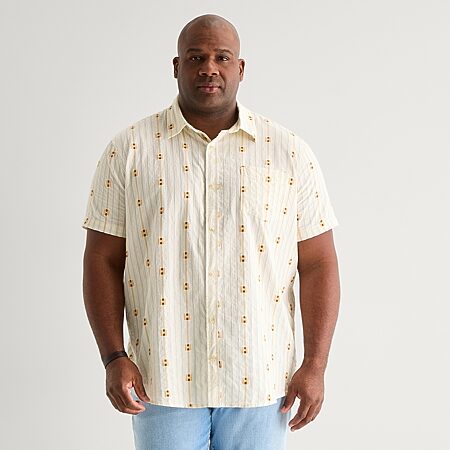 tall mens short sleeve dress shirts 2t Tall Mens Short Sleeve Oxford Slim Fit Shirt (navy)