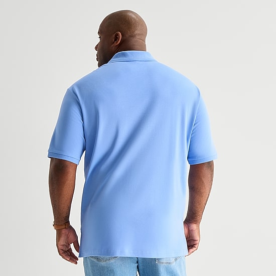 U.S. Polo Assn. Interlock Big and Tall Mens Classic Fit Short Sleeve Polo Shirt