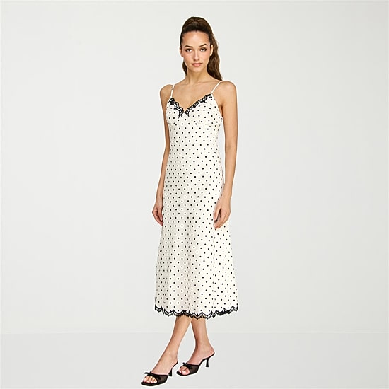 belle vie Womens Sleeveless Slip Dress