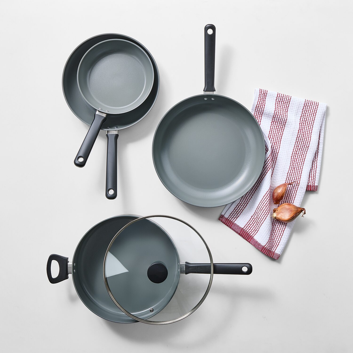 Cooks Ceramic 2-pc Frying Pan Set