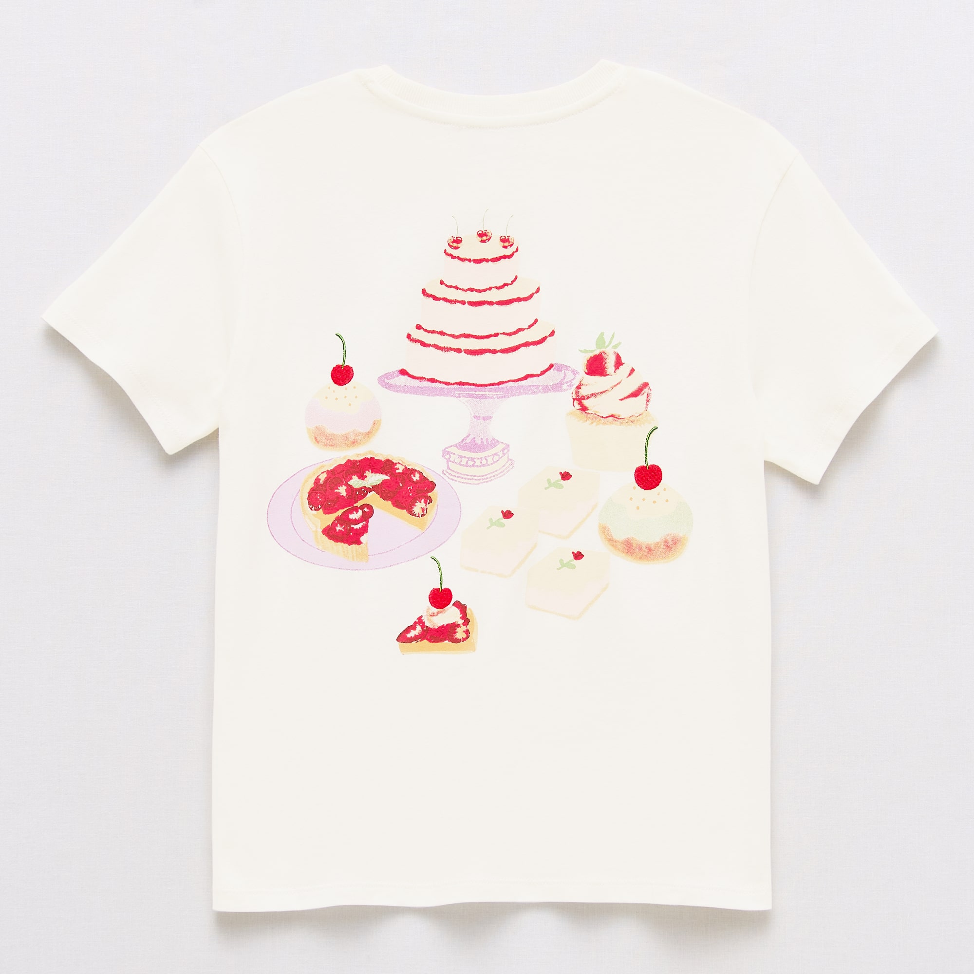 Eyeshadow Big Kid Girls Crew Neck Short Sleeve Oversized Graphic T-Shirt