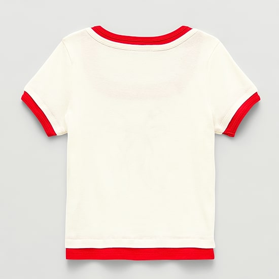 Eyeshadow Big Kid Girls Scoop Neck Short Sleeve Regular Fit Graphic T-Shirt