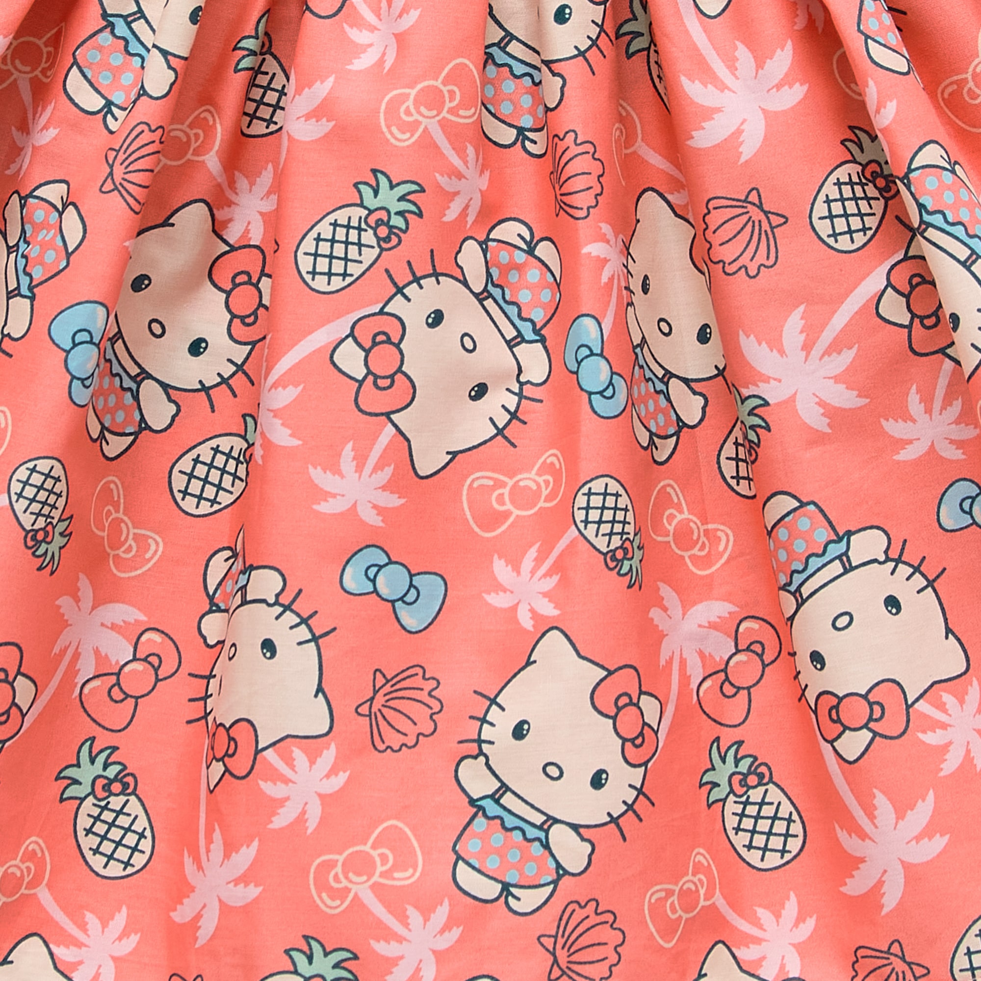Toddler Girls Sleeveless Hello Kitty A-Line Dress