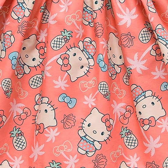 Toddler Girls Sleeveless Hello Kitty A-Line Dress