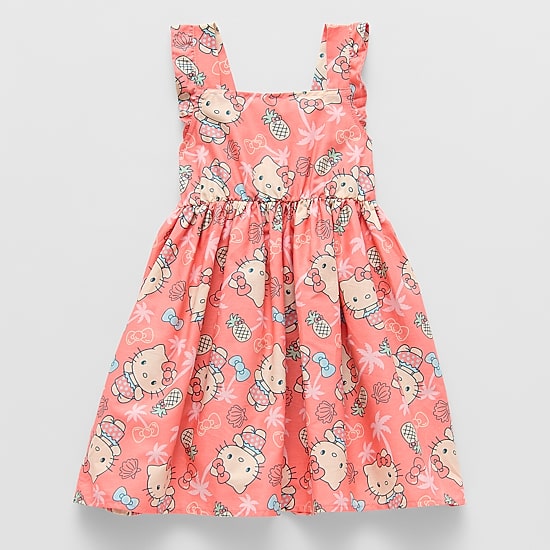 Toddler Girls Sleeveless Hello Kitty A-Line Dress