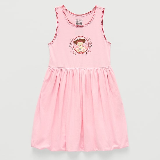 Disney Collection Little & Big Kid Girls Sleeveless Jessie Toy Story A-Line Dress