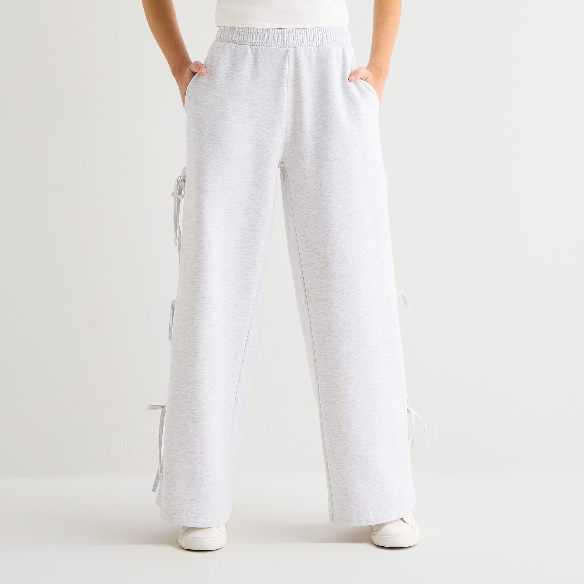 Forever 21 Womens Juniors Wide Leg Pull-On Pant
