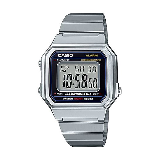 Casio Mens Silver Tone Strap Watch B650wd-1acf