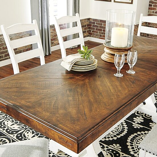 Signature Design by Ashley® Valdine Collection Rectangular Wood-Top Dining Table