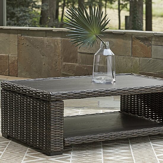Signature Design by Ashley® Grasson Lane Weather Resistant Patio Coffee Table