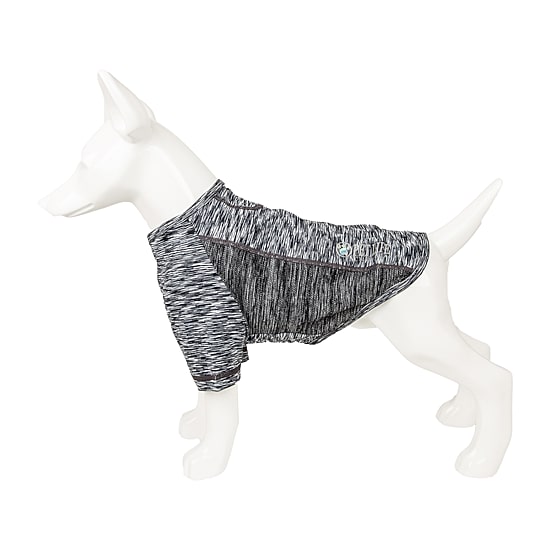 Pet Life ® Active 'Warf Speed' Heathered Ultra-Stretch Sporty Performance Dog T-Shirt