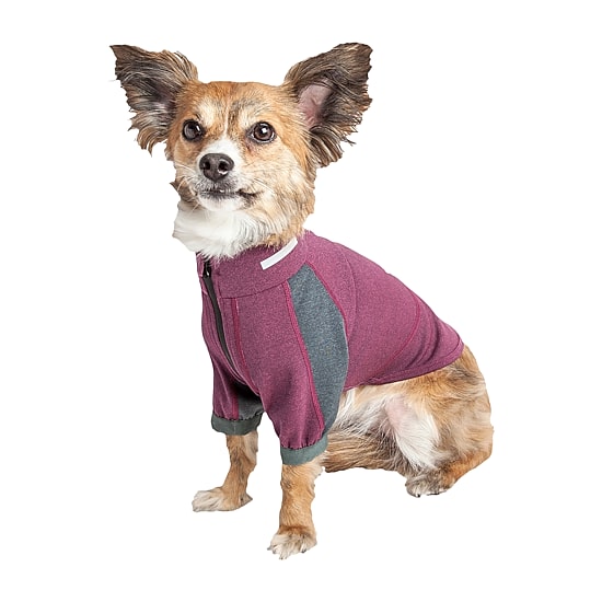 Dog Helios ® 'Eboneflow' Mediumweight 4-Way Stretch Flexible and Breathable Performance Dog Yoga T-Shirt