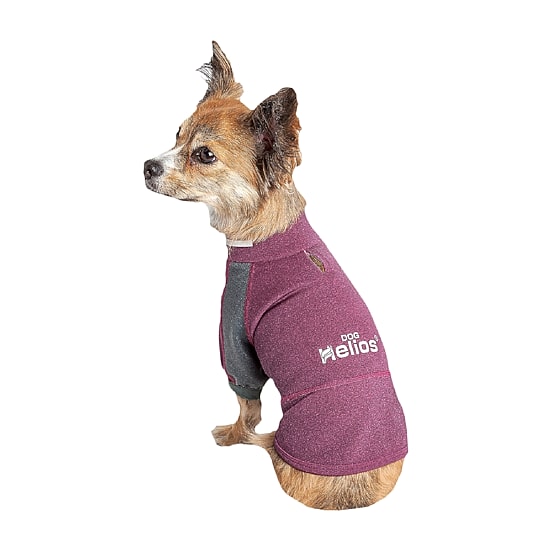 Dog Helios ® 'Eboneflow' Mediumweight 4-Way Stretch Flexible and Breathable Performance Dog Yoga T-Shirt
