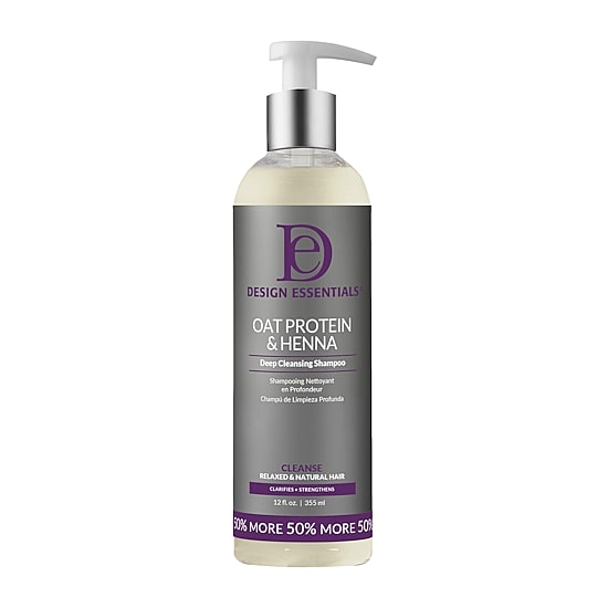 Design Essentials Oat Protein And Henna Deep Cleansing Shampoo 12 oz.