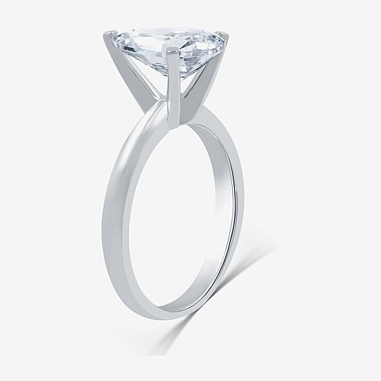 3 CT. Lab-Grown (G / VS2)  Diamond Pear Solitaire Engagement Ring in14K Gold