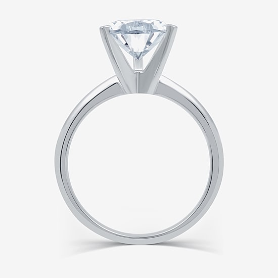 3 CT. Lab-Grown (G / VS2)  Diamond Pear Solitaire Engagement Ring in14K Gold
