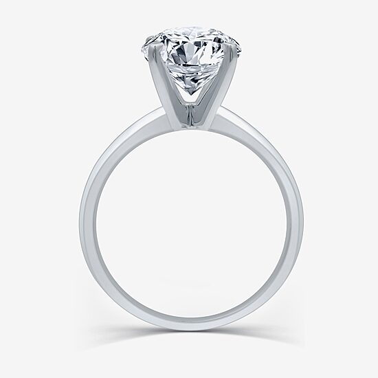 3 CT. Round Lab-Grown (G / VS2) Diamond Solitaire Engagement Ring in 14K Gold