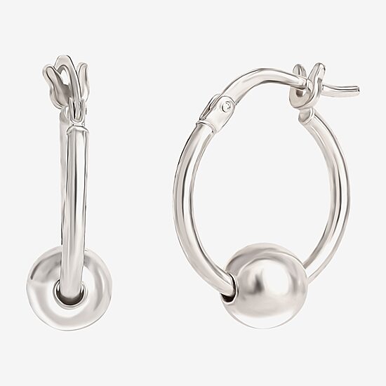 Womens Sterling Silver Earring Set