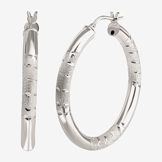 Sterling Silver Hoop Earrings