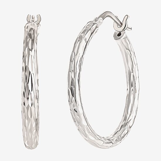 Sterling Silver 2-pr. Hoop Earring Set