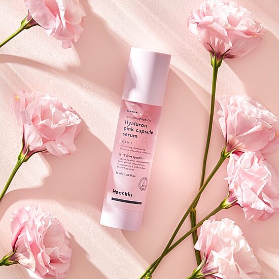 Hanskin Hyaluron Pink Capsule Serum Face Serum