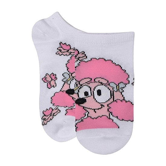 Little & Big Kid Girls 6 Pair Bluey No Show Socks