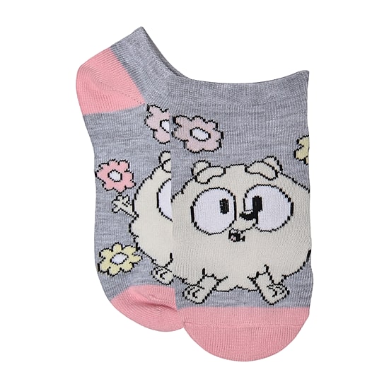 Little & Big Kid Girls 6 Pair Bluey No Show Socks