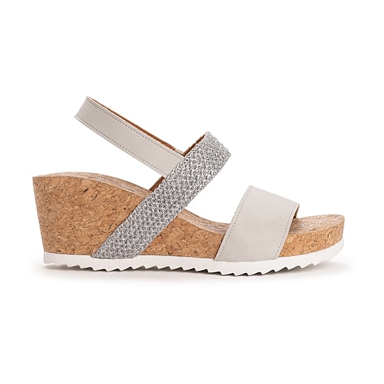 Muk Luks Womens Wendy Wedge Sandals