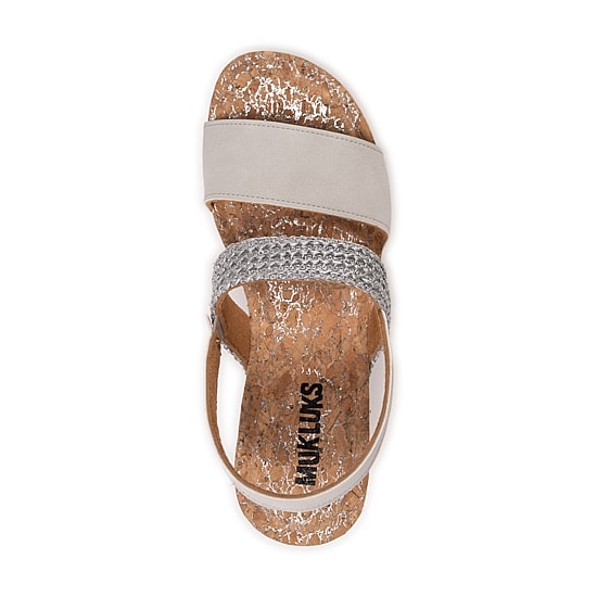 Muk Luks Womens Wendy Wedge Sandals