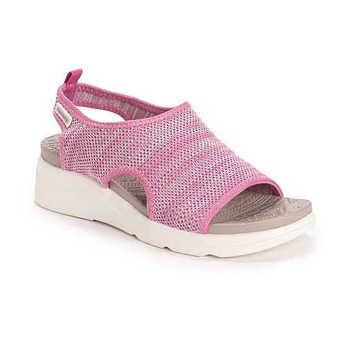 Muk Luks Womens Zahara Strap Sandals, 9 Medium, Pink