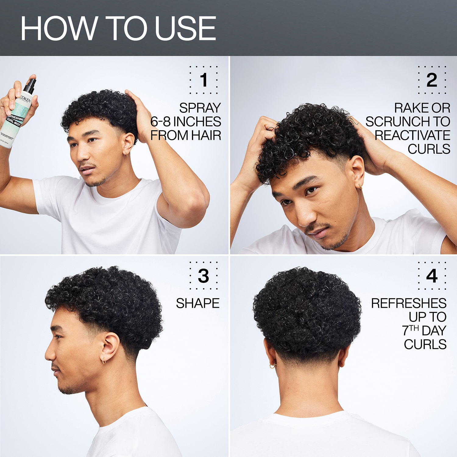 Redken Refreshing Curl Mist Hair Product 8.5 oz.