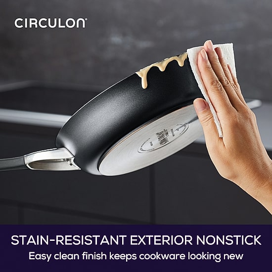 Circulon Symmetry Hard-Anodized French Skillet Set