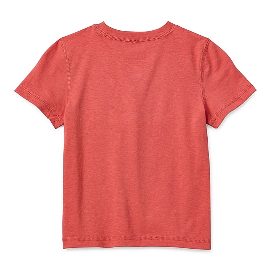 Okie Dokie Toddler & Little Boys Crew Neck Short Sleeve T-Shirt