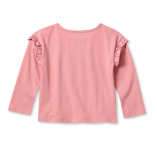 Okie Dokie Toddler & Little Girls Round Neck Long Sleeve Regular Fit Graphic T-Shirt