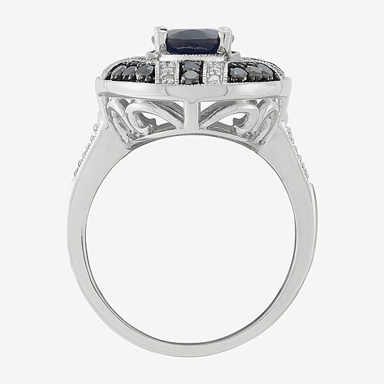 Limited Quantities! Womens 5/8 CT. T.W. Genuine Blue Sapphire Sterling Silver Oval Cocktail Ring