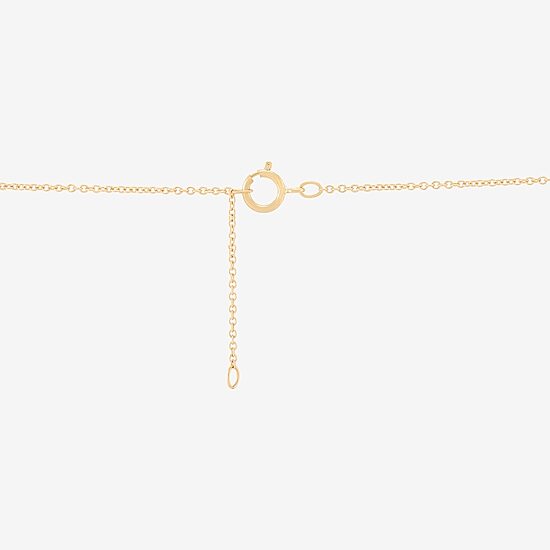 Limited Quantities! Womens Diamond Accent Lab Created White Opal 10K Gold Round 17 Inch Pendant Necklace