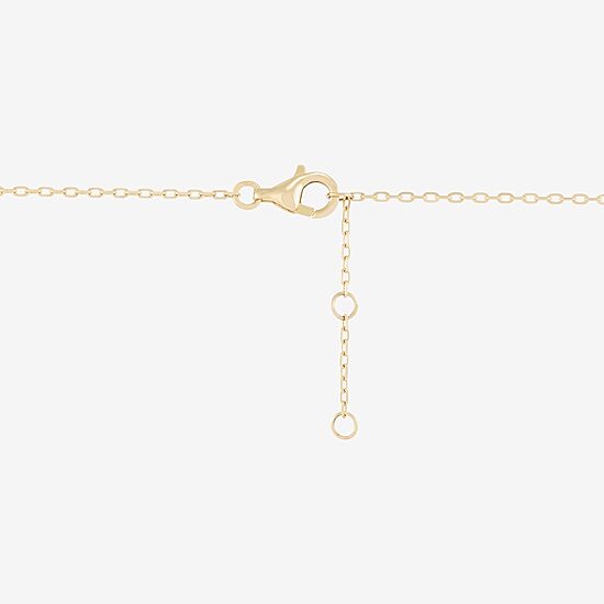 Womens Dyed White Cultured Freshwater Pearl 14K Gold Over Silver Hamsa 18 Inch Pendant Necklace