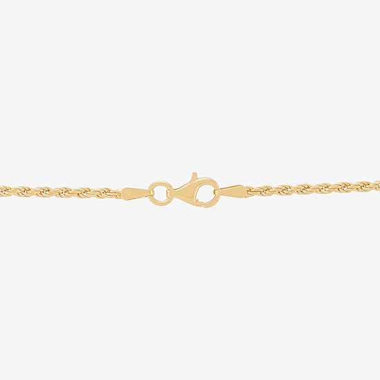 Mens Cubic Zirconia 14K Gold Over Silver Pendant Necklace
