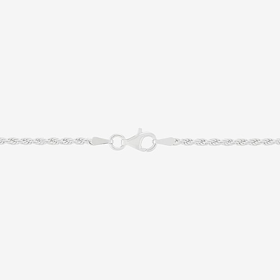 Crucifix Mens White Cubic Zirconia 14K Gold Over Silver Cross 24 Inch Pendant Necklace