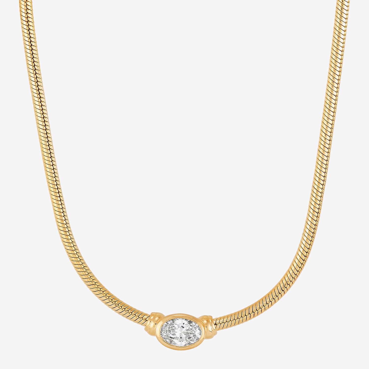 (H-I Womens 1/2 CT. T.W. Lab Grown White Diamond 14K Gold Over Silver Sterling Silver Oval 16 Inch Pendant Necklace