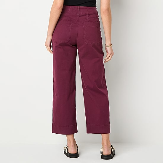 A.N.A Womens Straight Highest Rise Cropped Pant