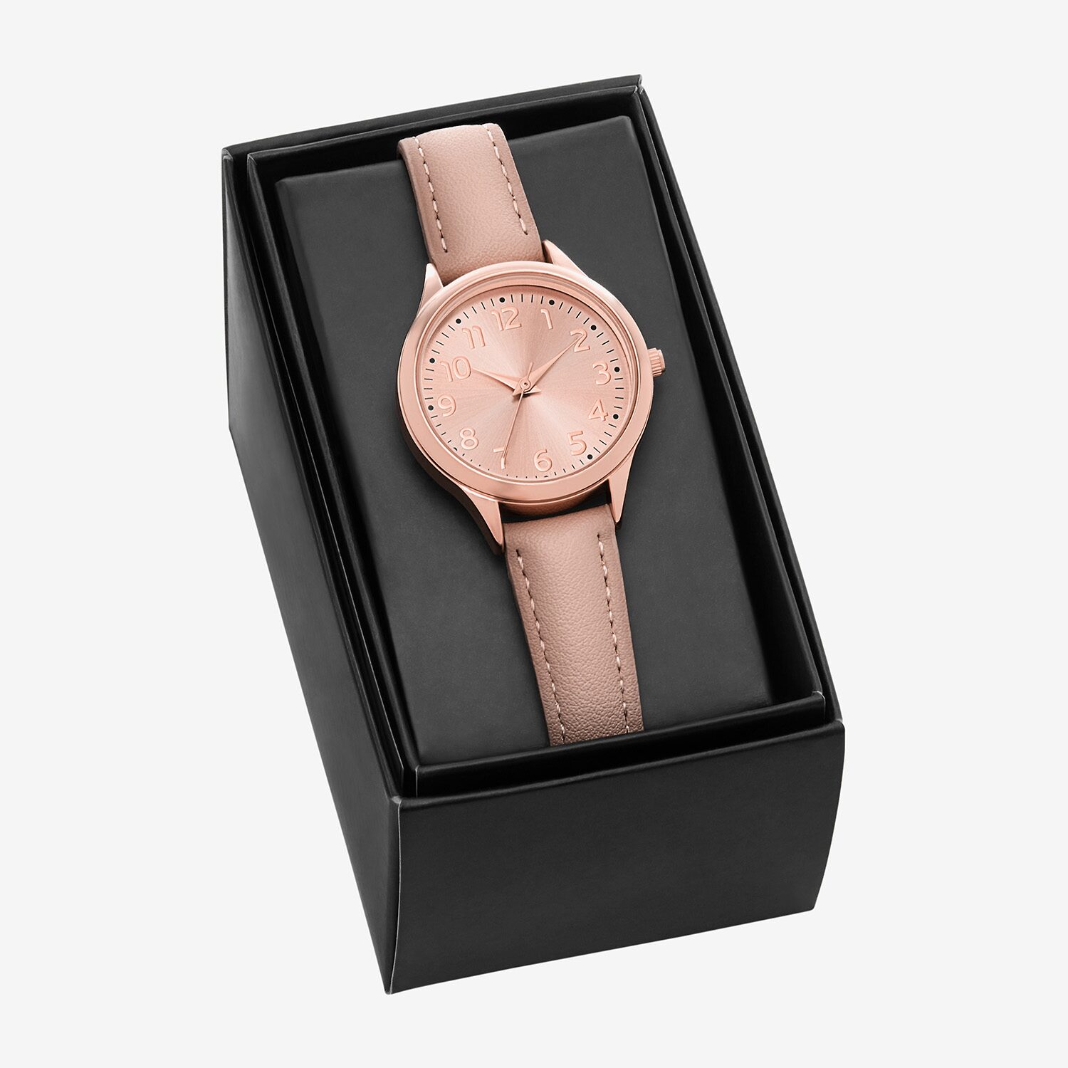 Womens Pink Strap Watch Fmdjo336
