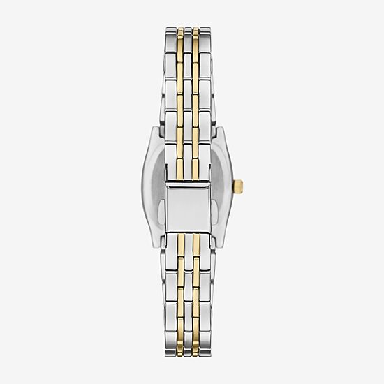 Geneva Womens Crystal Accent Two Tone Bracelet Watch Fmdjm316