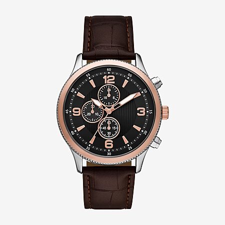 Geneva Womens Rose Gold-Tone Bangle Watch Boxed Set - JCPenney