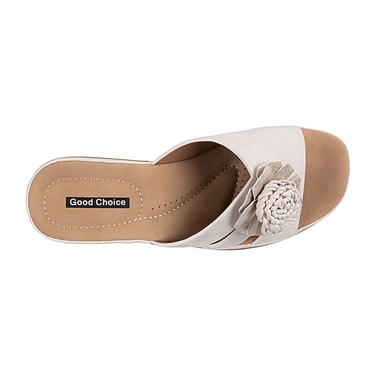 GC Shoes Womens Jenna Floral Wedge Sandals