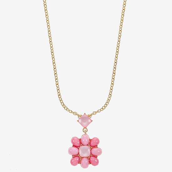 Liz Claiborne Womens 17 Inch Pendant Necklace