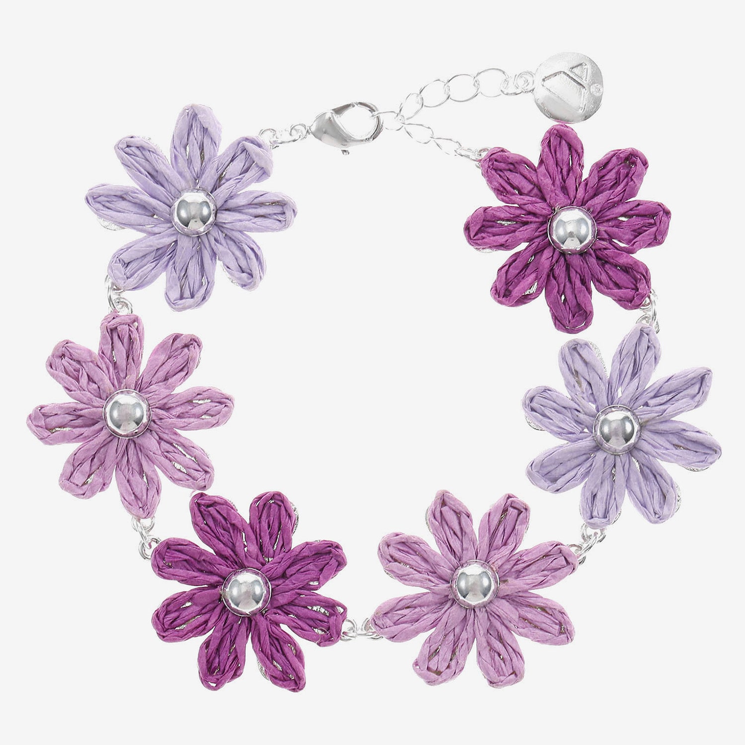 Liz Claiborne Womens Flower Strand Bracelet