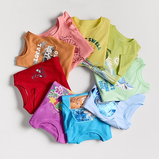 Okie Dokie Toddler & Little Boys Round Neck Sleeveless Tank Top