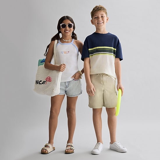 Thereabouts Little & Big Kid Girls Crew Neck Sleeveless Tank Top