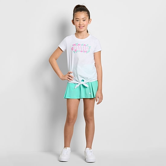 PUMA Big Kid Girls Jersey 2-pc. Skort Set